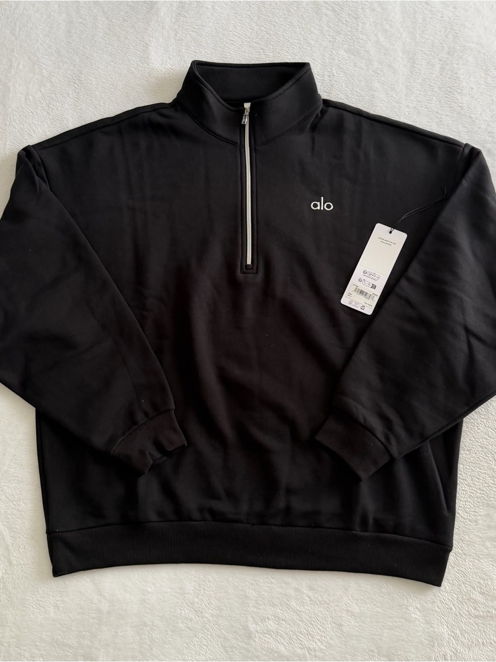 Alo Yoga Accolade 1/4 Zip Fleece Mock Neck
Pullover Black L Men U3040RG
